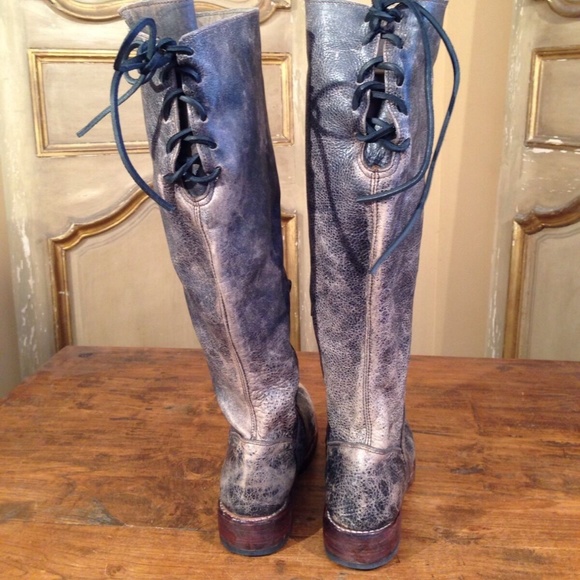 New Bed Stu Manchester Cobbler Series Knee High Riding Campus Boots Women's 6 - Picture 2 of 6